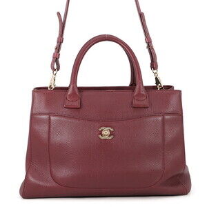 Chanel Tote Bag Neo Executive Coco Mark Caviar Skin A69930 CHANEL 2-way Shoul...